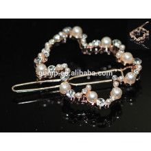 Koreanische Art und Weise wulstige Mädchen Rhinestone Hairclip Kristall Hairgrip